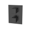 Термостатичний вбудований змішувач прихованого монтажу 1 споживач GRB Kala PVD EterNice Metal Black 50110592