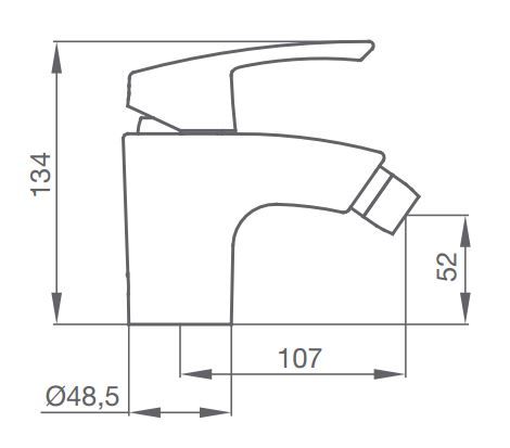 Змішувач для біде Premier 50710500