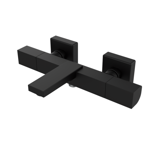 Змішувач для душу з термостатом, відкритий настінний монтаж, Epoxy Black, GRB Kala 60210601