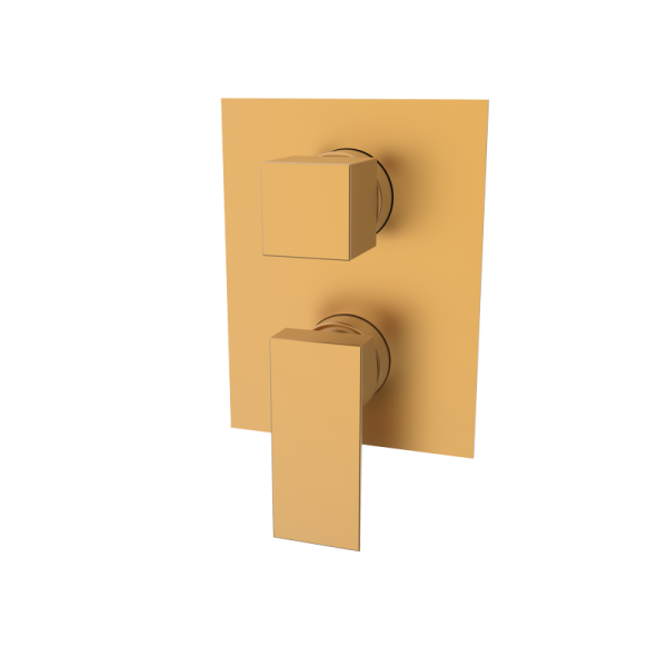 Вбудований змішувач прихованого монтажу 2 споживачі GRB Kala PVD EterNice Copper 60345255