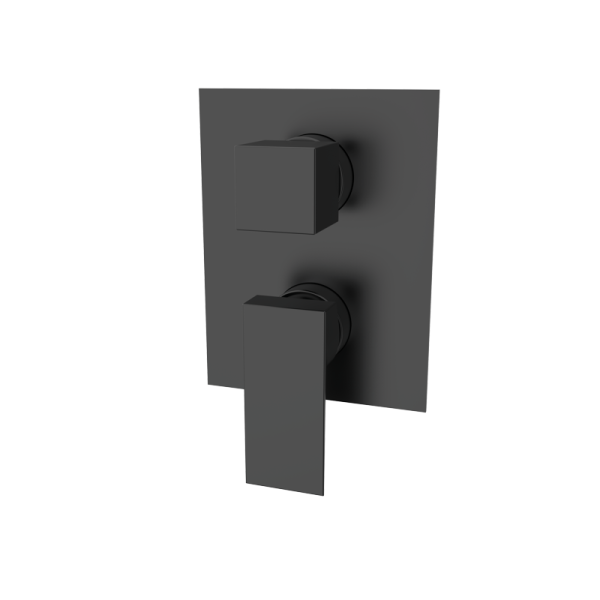 Вбудований змішувач прихованого монтажу 2 споживачі GRB Kala PVD EterNice Metal Black 60345292