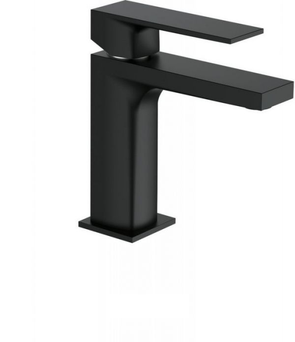 Змішувач для раковини одноважільний GRB Kala Black з донним клапаном чорний 60512601