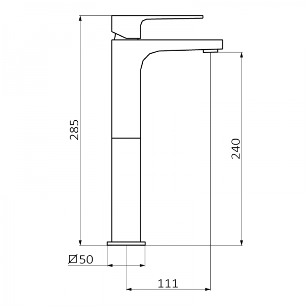 Змішувач для раковини GRB Kala одноважільний білий 60515602
