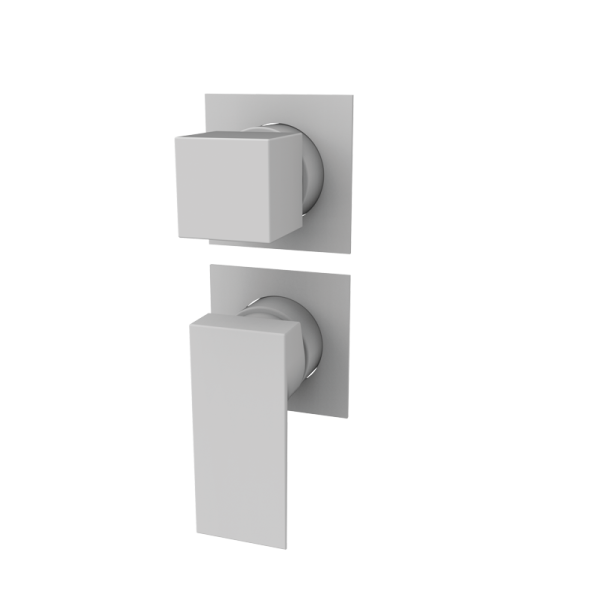 Вбудований змішувач прихованого монтажу 2 споживачі GRB Kala Epoxy White 60535211