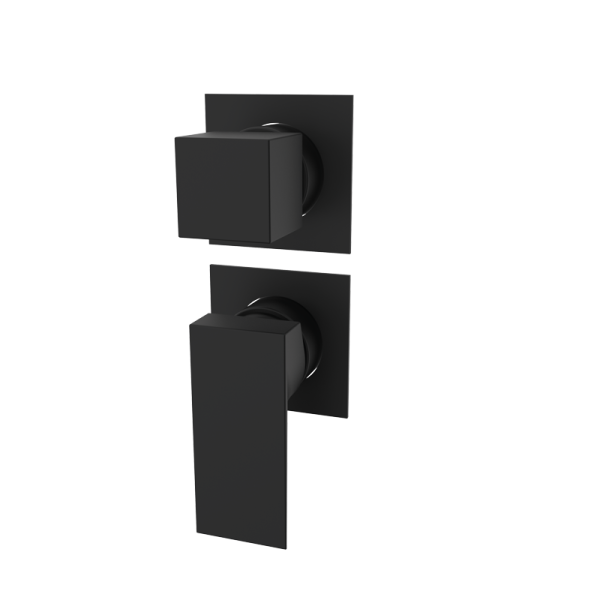 Вбудований змішувач прихованого монтажу 3 споживачі GRB Kala Epoxy Black 60545222