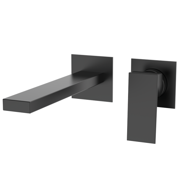 Накладна частина вбудованого змішувача для умивальника GRB Kala PVD 60027192 чорний