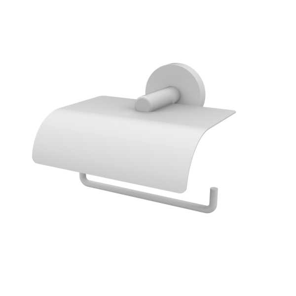 Тримач для рулонів з кришкою  GRB, колір білий 65372211