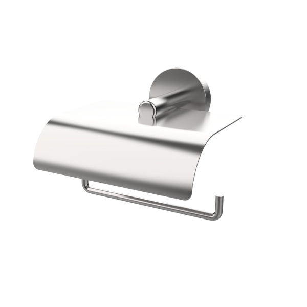 Тримач для рулонів з кришкою  GRB, колір нержавіюча сталь PVD 65372233