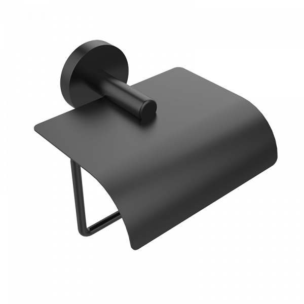 Тримач для рулонів з кришкою  GRB EterNice, колір чорний 65372292 PVD