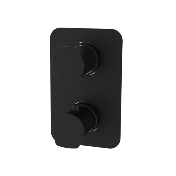 Вбудований змішувач з термостатом GRB Nava Black 66120622