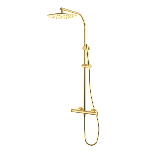 Термостат для душу з колонкою GRB NAVA золото 66425688 PVD