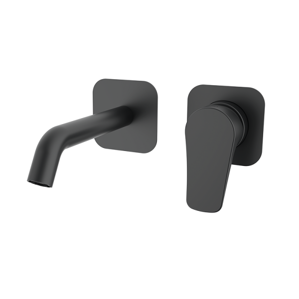 Змішувач вбудованого монтажу для раковини GRB 66534692 чорний вилив 200 mm PVD