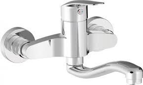 Настінний змішувач для умивальника TRES Base Plus 21632003 хром