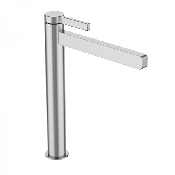 Змішувач для раковини GRB Axis XXL одноважільний з донним клапаном нержавіюча сталь 74552743