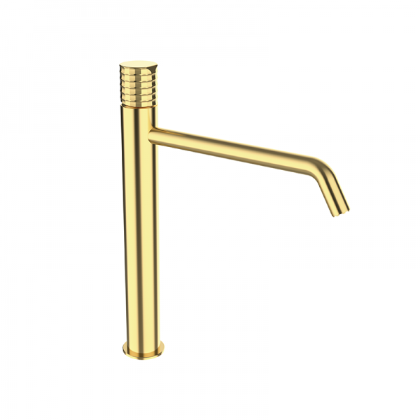 Змішувач для раковини GRB Aura XXL одновентильний поліроване золото 75550754