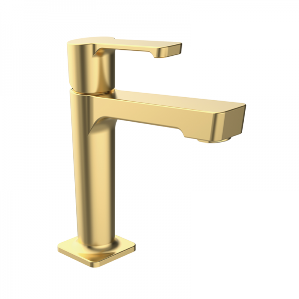 Змішувач для раковини GRB Jolie одноважільний з донним клапаном матове золото 82512827