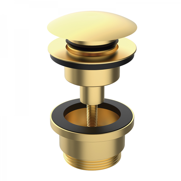 Змішувач для раковини GRB Jolie одноважільний з донним клапаном матове золото 82512827