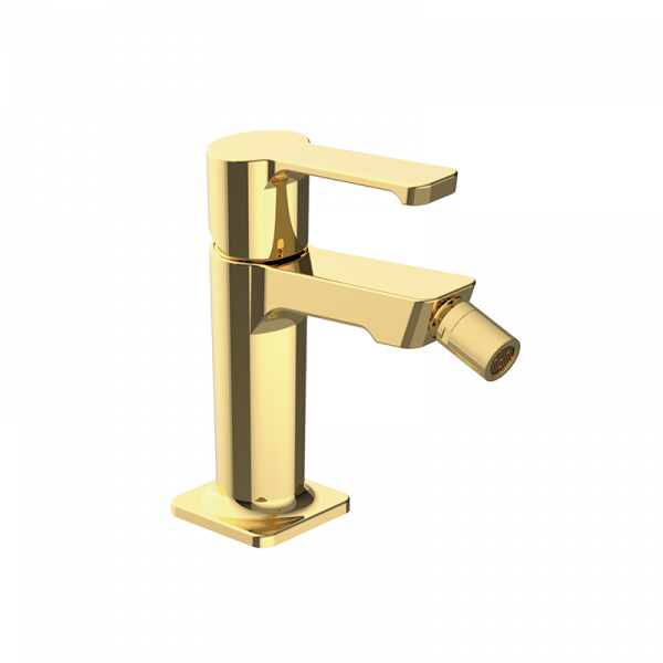 Змішувач для біде GRB Jolie одноважільний з донним клапаном поліроване золото 82712824