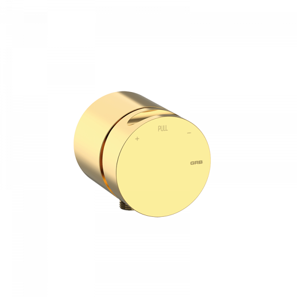 Зовнішня частина змішувача in Cool 90100105 у золотому кольорі.