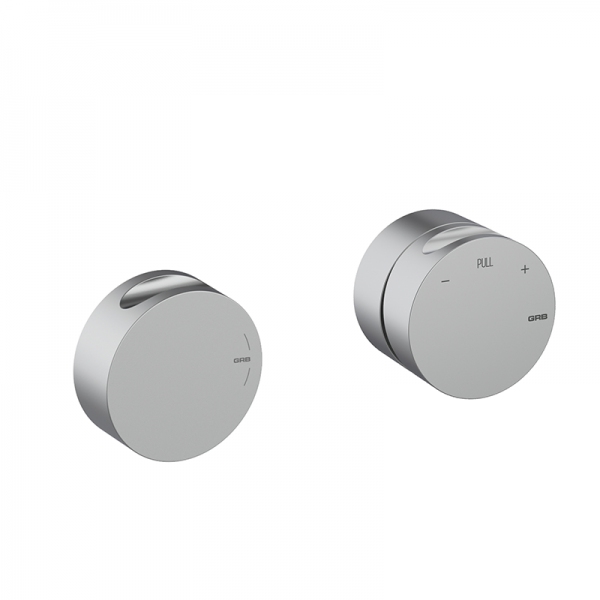 Змішувач для душу GRB in Cool горизонтальний 2/3 із зовнішнім виходом нержавіюча сталь 90102103