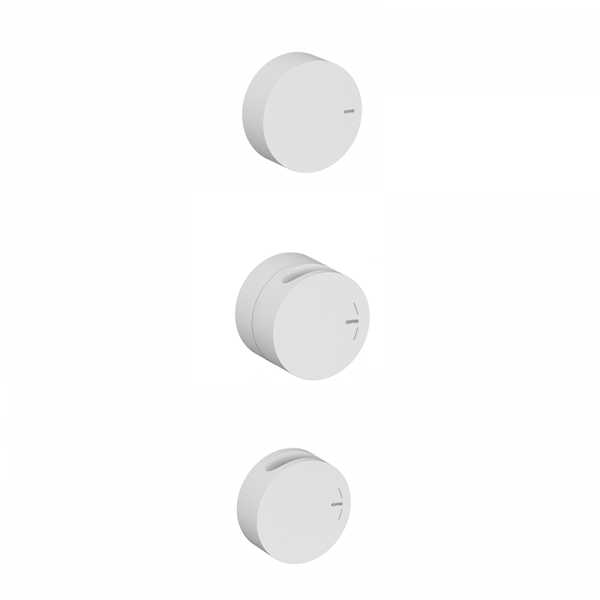 Зовнішня частина змішувача-термостату in Cool 90105001 прихованого монтажу на 3 споживача