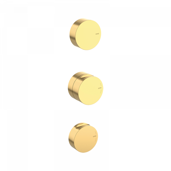 Зовнішня частина змішувача-термостату Cool 90105005 прихованого монтажу на 3 споживача