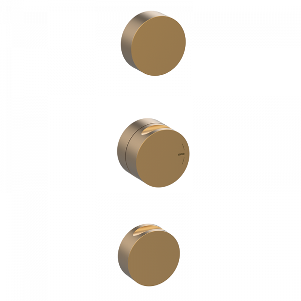 Наружна частина термостатичного змішувача GRB Incool, колір бронза 90105055 PVD