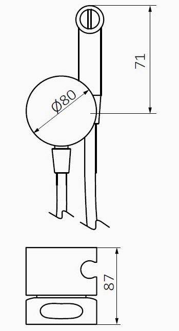 Гігієнічний душ GRB iIntimixer in Cool White зі змішувачем та шлангом  90107001