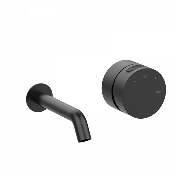 Змішувач вбудованого монтажу для раковини 20 см GRB InCool EterNice® колір чорний 90106092 PVD