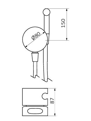 Змішувач для біде прихованого монтажу GRB InCool EterNice® колір чорний  90127092 PVD