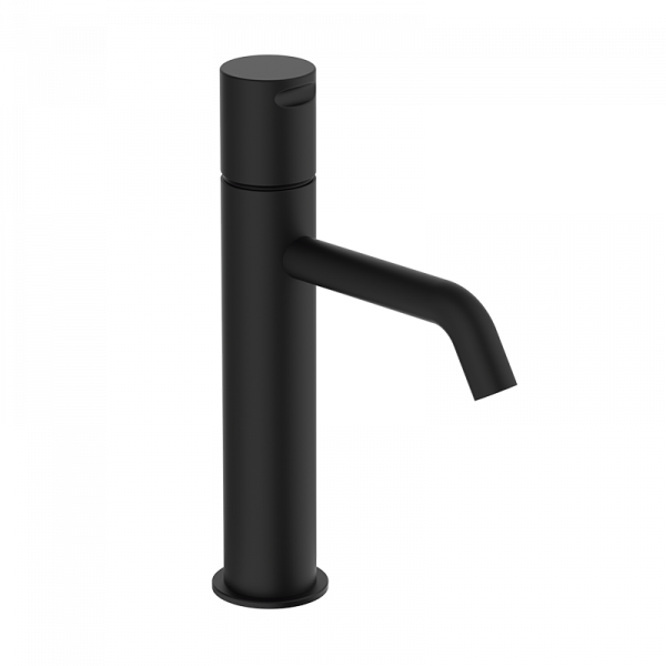 Змішувач для умивальника одновентильний GRB Cool з донним клапаном чорний 90531902