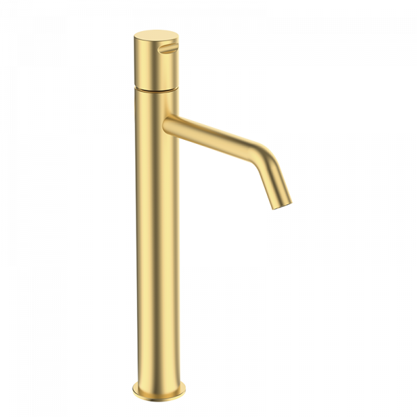 Змішувач для раковини GRB EterNice Cool, вилив 125 мм, золото матовий 90550988 PVD