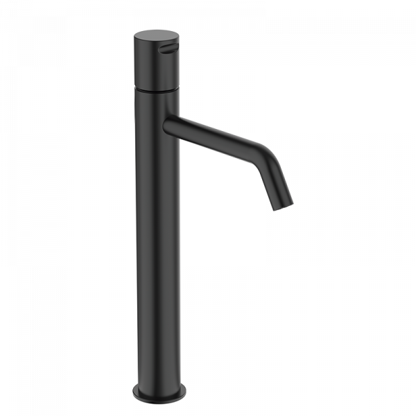 Змішувач для раковини GRB EterNice Cool, вилив 230 мм, з донним клапаном, чорний матовий 90513992 PVD