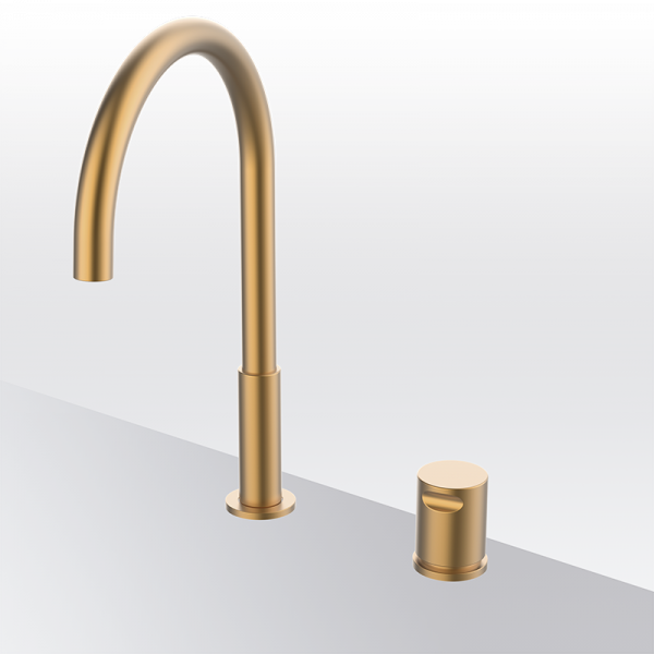 Стаціонарний змішувач для раковини Cool Isola, GRB EterNice Kitchens, колір бронза 90830955 PVD