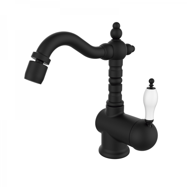 Змішувач для біде GRB Clasica Retro 1866 одноважільний чорний 915720