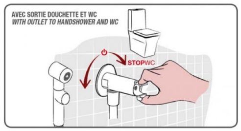 Гігієнічний душ Intimixer  чорний матовий 08225102