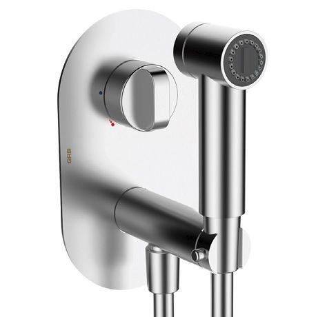 Гігієнічний набір GRB Intimixer з термостатом хром 08316320