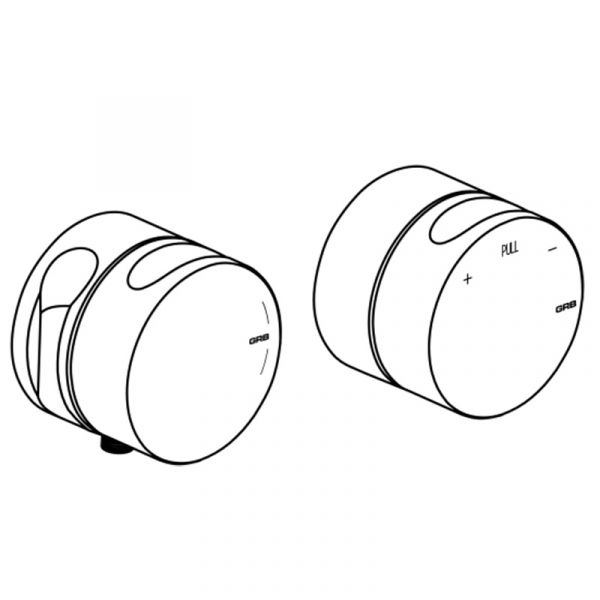 Зовнішня частина змішувача in Cool 90102002 прихованого монтажу на два споживача Чорний