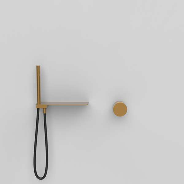 Душовий комплект прихованого монтажу EterNice Copper для 1 споживача, колір бронза GRB Incool 0055 PVD