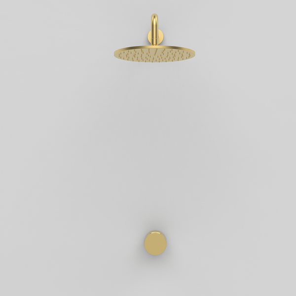 Душовий комплект прихованого монтажу EterNice Copper для 1 споживача, колір золото GRB Incool 088 PVD