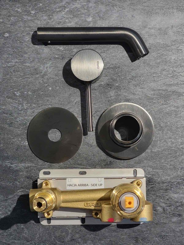 Видима частина для раковини GRB Time XL одноважільний чорний 47017492 PVD