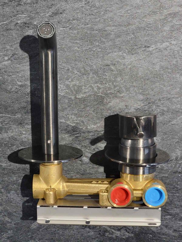 Видима частина для раковини GRB Time XL одноважільний чорний 47017492 PVD