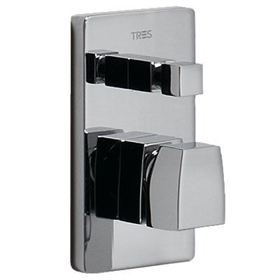 Вбудований змішувач для душу Tres Slim Exclusive 20218002