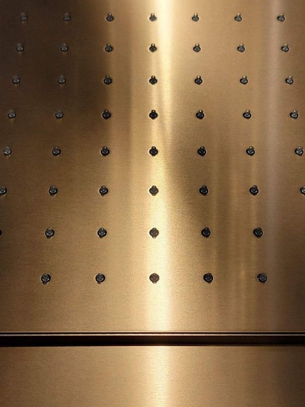 Квадратний вбудований душ Hydro Quadro Batara EterNice Copper 05387155 бронза PVD. Гідромасажна лінія