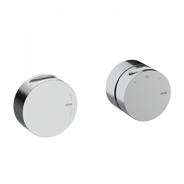 Змішувач для душу GRB in Cool горизонтальний 2/3 із зовнішнім виходом хром 90102100