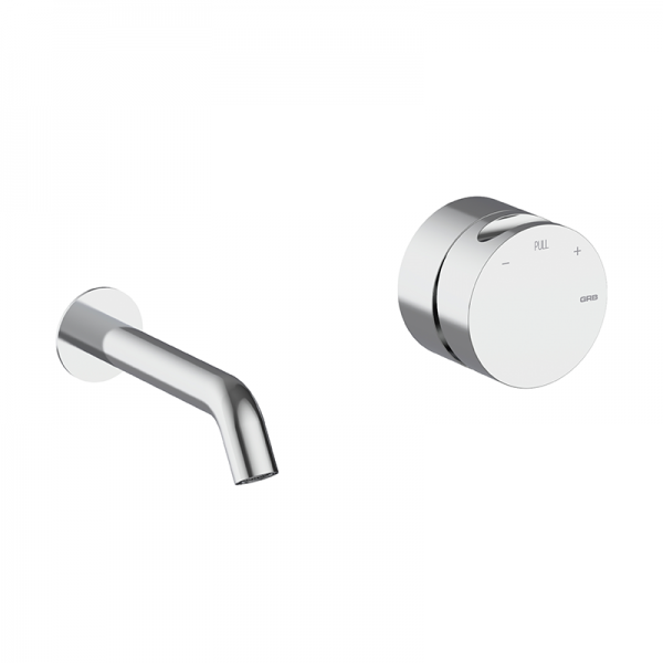 Змішувач для раковини GRB in Cool прихованого монтажу 15 см сталь 90108003