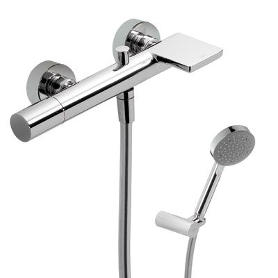 Змішувач для ванни та душу з каскадним виливом Tres Max 06117001