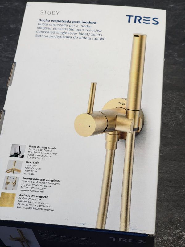 Гігієнічний душ Tres  Матове золото 134123OM 